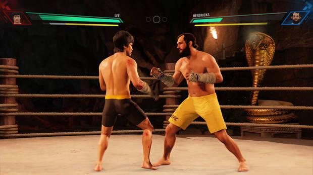 El Modo KO nos lleva a una arena que parece sacada de una pel�cula de artes marciales de los 80 o 90.