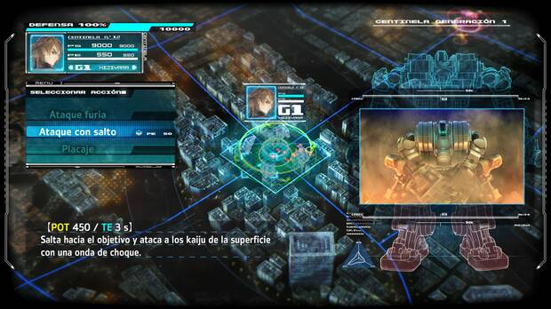 Cada mecha tiene sus características y armas únicas que debemos aprender a explotar.