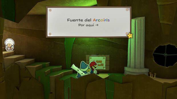 Fuente del Arcoíris al 100% en Paper Mario: The Origami King 01