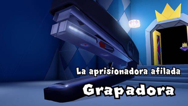 Paper Mario: The Origami King - Estrategia para derrotar al jefe final Grapadora