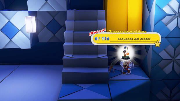 Todos los Tesoros en miniatura en Castillo de Origami de Paper Mario The Origami King - Tesoro en miniatura Nº 116: Secuaces del cráter