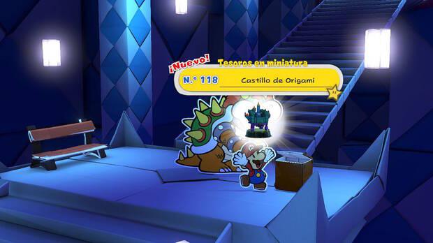 Todos los Tesoros en miniatura en Castillo de Origami de Paper Mario The Origami King - Tesoro en miniatura Nº 118: Castillo de Origami