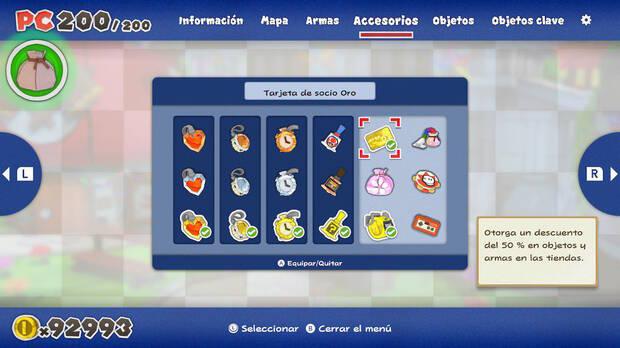 Todos los accesorios de Paper Mario: The Origami King y cómo conseguirlos