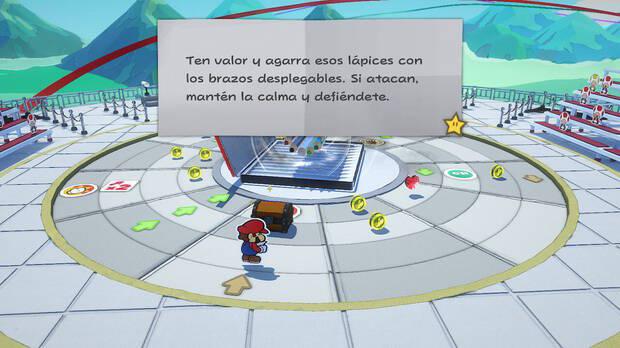 Paper Mario: The Origami King - Consejos y ayudas contra el jefe final Lápices de colores