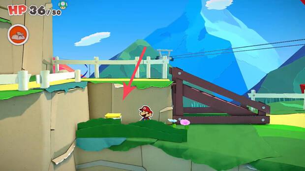 Todos los Bloque ? golpeados en Monte Bellavista de Paper Mario The Origami King - Bloque ? #07