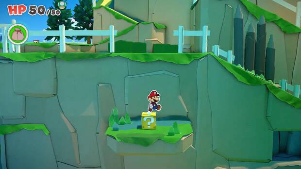 Todos los Bloque ? golpeados en Monte Bellavista de Paper Mario The Origami King - Bloque ? #09