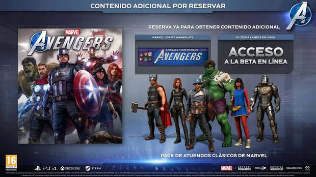 Marvel's Avengers: Estos son todos los extras por reservarlo Imagen 3