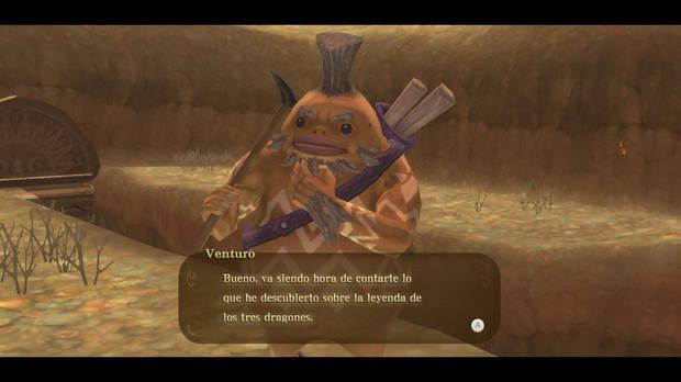 The Legend of Zelda Skyward Sword HD - Estrofa de Lanayru: goron Venturo