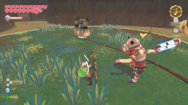 The Legend of Zelda Skyward Sword HD - Estrofa de Lanayru: viaje de la vagoneta