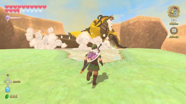 The Legend of Zelda Skyward Sword HD - Estrofa de Lanayru: dragón del trueno enfermo