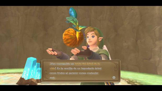 The Legend of Zelda Skyward Sword HD - Estrofa de Lanayru: brote del árbol de la vida