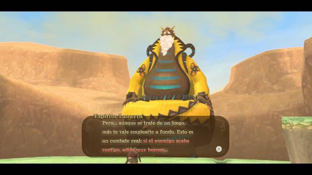 The Legend of Zelda Skyward Sword HD - Estrofa de Lanayru: espíritu de Lanayru y Duelo atronador