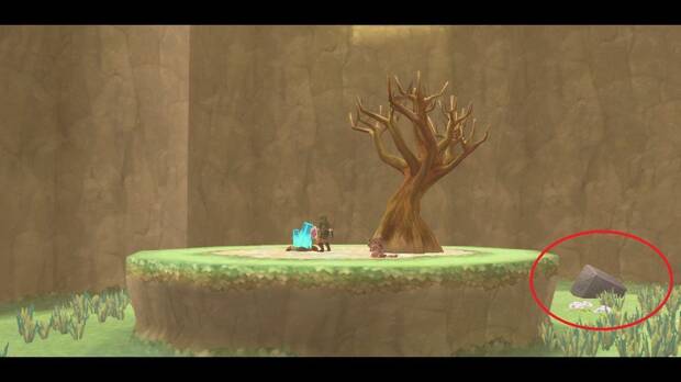 The Legend of Zelda Skyward Sword HD - Cubos divinos: Cubo divino en el Desfiladero de Lanayru