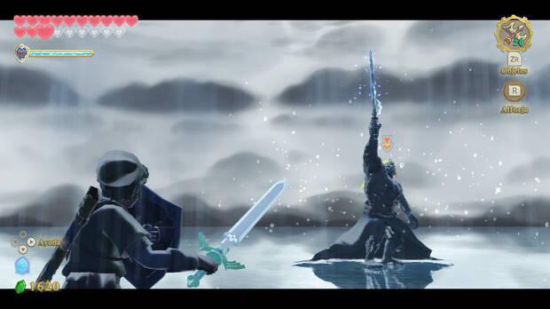 The Legend of Zelda Skyward Sword HD - Heraldo de la Muerte: espada electrificada