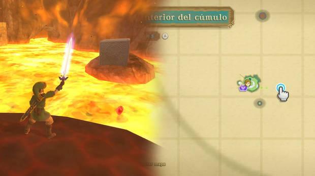The Legend of Zelda: Skyward Sword HD - Activa los cubos divinos para ganar rupias de los cofres