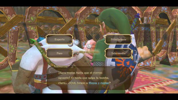 The Legend of Zelda Skyward Sword HD - Hoyos y rupias - Dificultades y recompensas