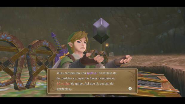 The Legend of Zelda Skyward Sword HD - Hoyos y rupias: Pudrias