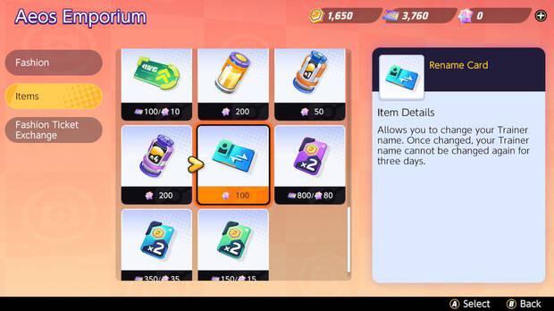 Pokémon Unite - ¿Cómo cambiar el nombre de Entrenador?