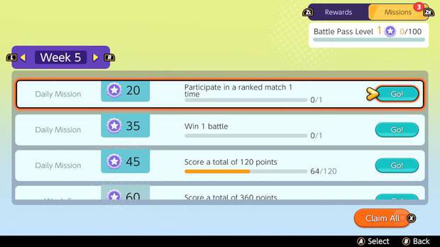 Pokémon Unite - Cómo aumentar los niveles del Battle Pass