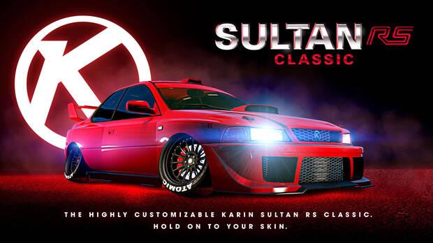 Nuevo Karin Sultan RS Classic en GTA Online.