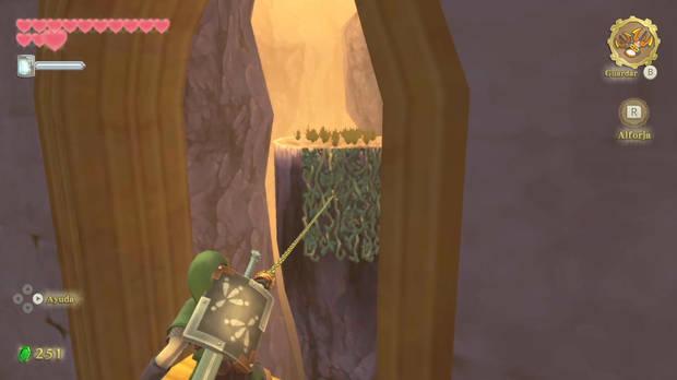 The Legend of Zelda Skyward Sword HD - Hypnea de Din: cubo divino cerca del gran santuario antiguo