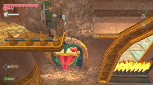 The Legend of Zelda Skyward Sword HD - Hypnea de Din: segunda estatua de rana