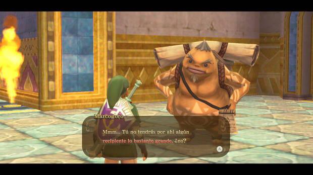 The Legend of Zelda Skyward Sword HD - Hypnea de Din: recipiente lo bastante grande
