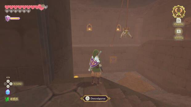 The Legend of Zelda Skyward Sword HD - Gran santuario antiguo: liberar al moguma Argento