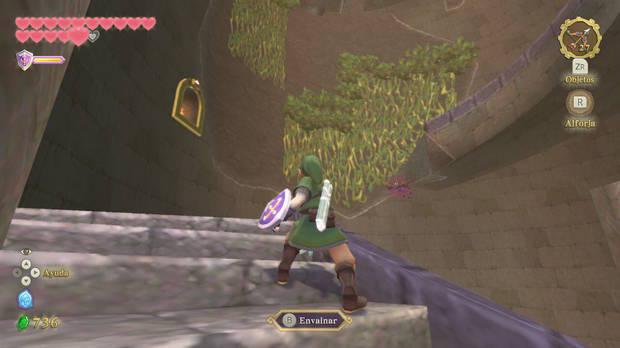The Legend of Zelda Skyward Sword HD - Gran santuario antiguo: escalando el nivel inferior