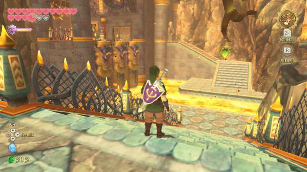 The Legend of Zelda Skyward Sword HD - Gran santuario antiguo: zona exterior