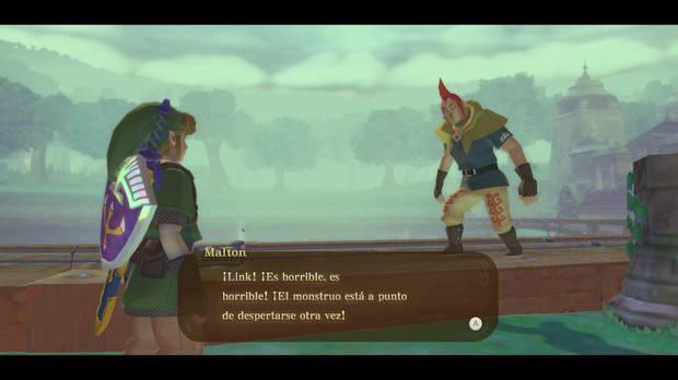 The Legend of Zelda Skyward Sword HD - Malton y el Durmiente, tercer combate