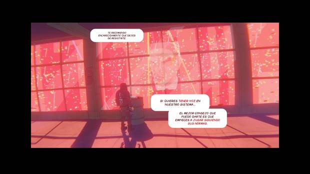 En juego ciberpunk no podía faltar una sociedad donde la tecnología tienen todo el poder y la población es una mera herramienta.
