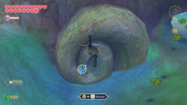The Legend of Zelda Skyward Sword HD - Entrada al gran árbol en el bosque inundado