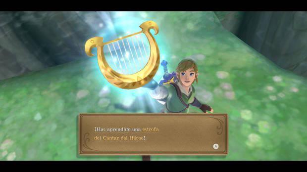 The Legend of Zelda Skyward Sword HD - Estrofa del Cantar del Héroe de la región de Farone