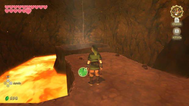 The Legend of Zelda Skyward Sword HD - Estrofa de Eldin: por la corriente de aire