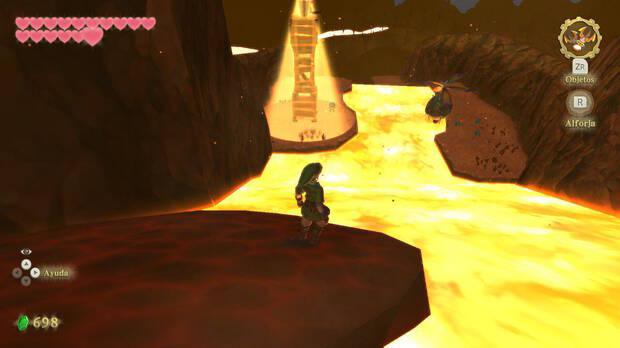The Legend of Zelda Skyward Sword HD - Estrofa de Eldin: cofre del tirachinas