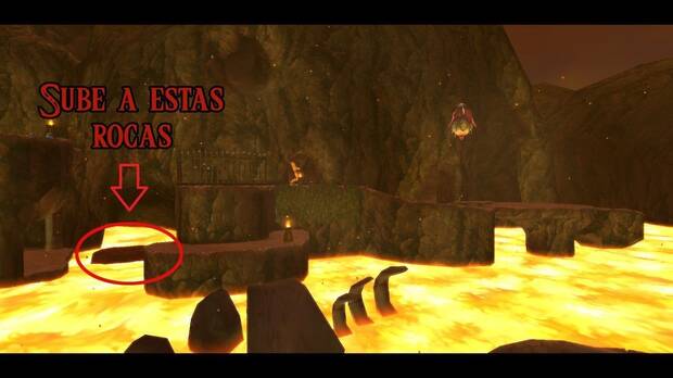 The Legend of Zelda Skyward Sword HD - Estrofa de Eldin: por el río de lava