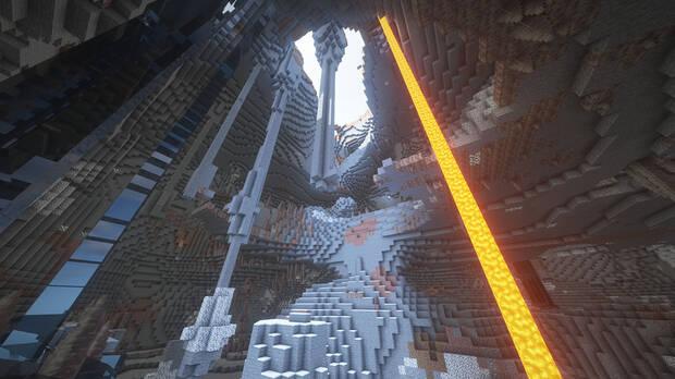 Mejores semillas de Minecraft - Caverna gigante