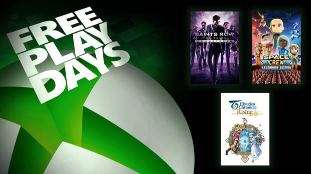 Free Play Days de Xbox Live Gold del 12 al 15 de agosto.