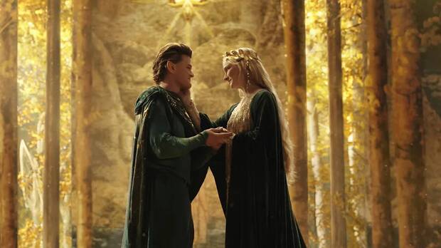 Elrond y Galadriel Anillos de poder