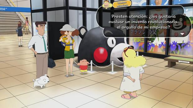 Un viaje de negocios de Hiroshi motiva a los Nohara a a los Nohara a irse de vacaciones, pero no tardan en encontrarse con el misterioso profesor Akino.
