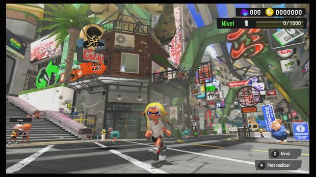 La ambientación de Splatoon desprende personalidad y buen rollo.