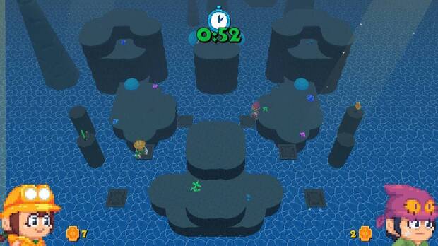 El competitivo local no es nada del otro mundo, un pequeño minijuego para dos que pierde fuelle muy pronto.