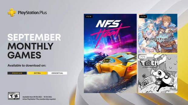 Ya disponibles los juegos de PS Plus de septiembre 2022