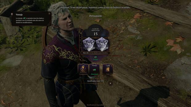 Baldur's Gate 3 - Explicación y detalles de los dados kármicos