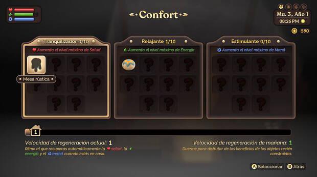 Decorando aumentamos el confort de nuestro hogar, lo que aumenta la salud, la energ�a y el man� del avatar.
