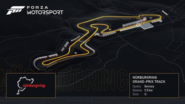 Circuito de Nrburgring en Forza Motorsport.