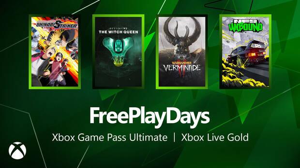 Nuevos juegos gratis en los Free Play Days de Xbox Live Gold.