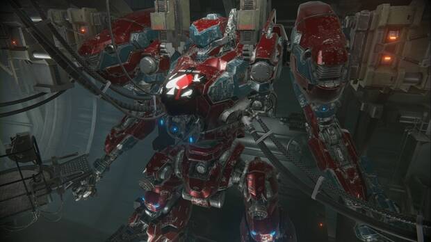 Imagen de un Armored Core en el Garaje