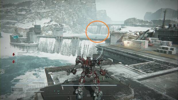 Armored Core 6 - Ataque al complejo hidroeléctrico: ubicación del Plata #3